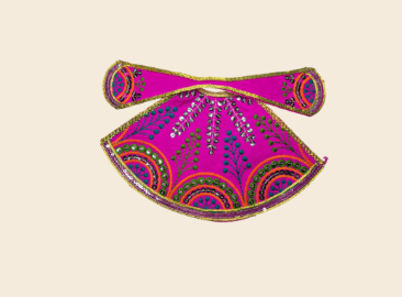 Multi Color Embroidery Mata Rani Poshak